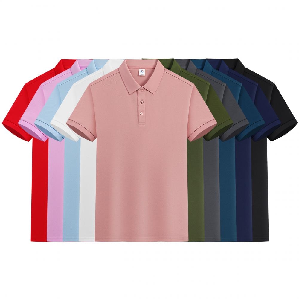 麒麟15纯色翻领POLO衫